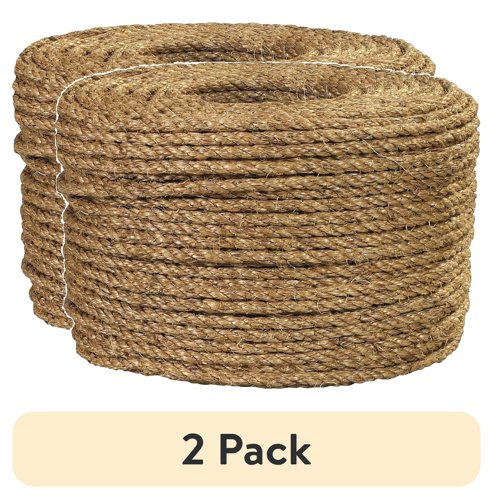 2 Rope (2 pack) Partners Brand Manila Rope 3/8