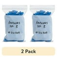 thumbnail image 1 of (2 pack) Partners Brand White Block Poly Bag,1.5"x2",2Mil,PK1000 PB3932, 1 of 4