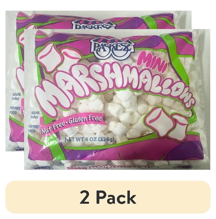 (2 pack) Paskesz Mini White Marshmallows, 8 oz