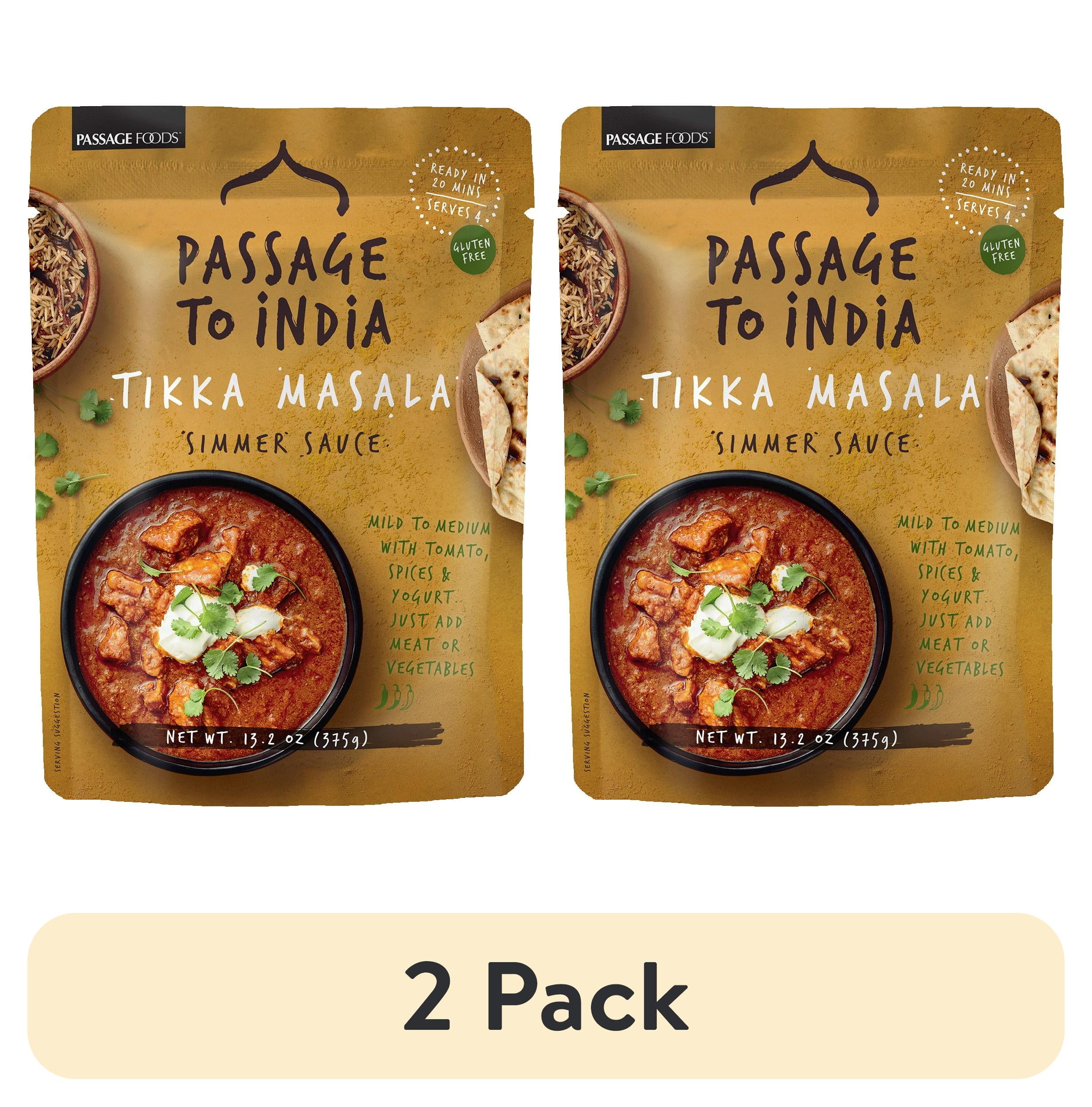 2 pack) Passage Foods Passage to India Tikka Masala, 13.2 oz