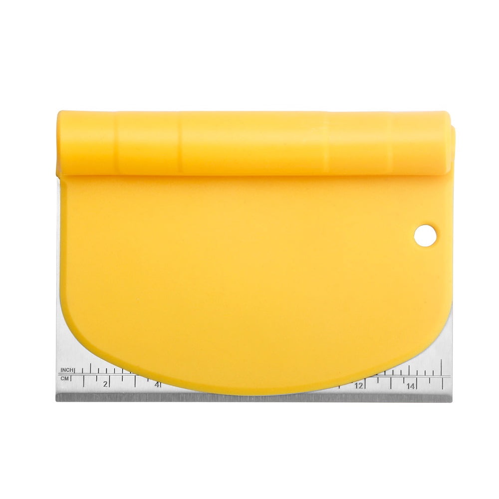 2 pack Pastry Bench Scraper, Kitchen Scraper Food Scraper Tool Pizza ...