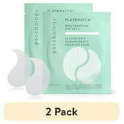 (2 pack) Patchology FlashPatch Rejuvenating Under Eye Face Mask Gels, Single
