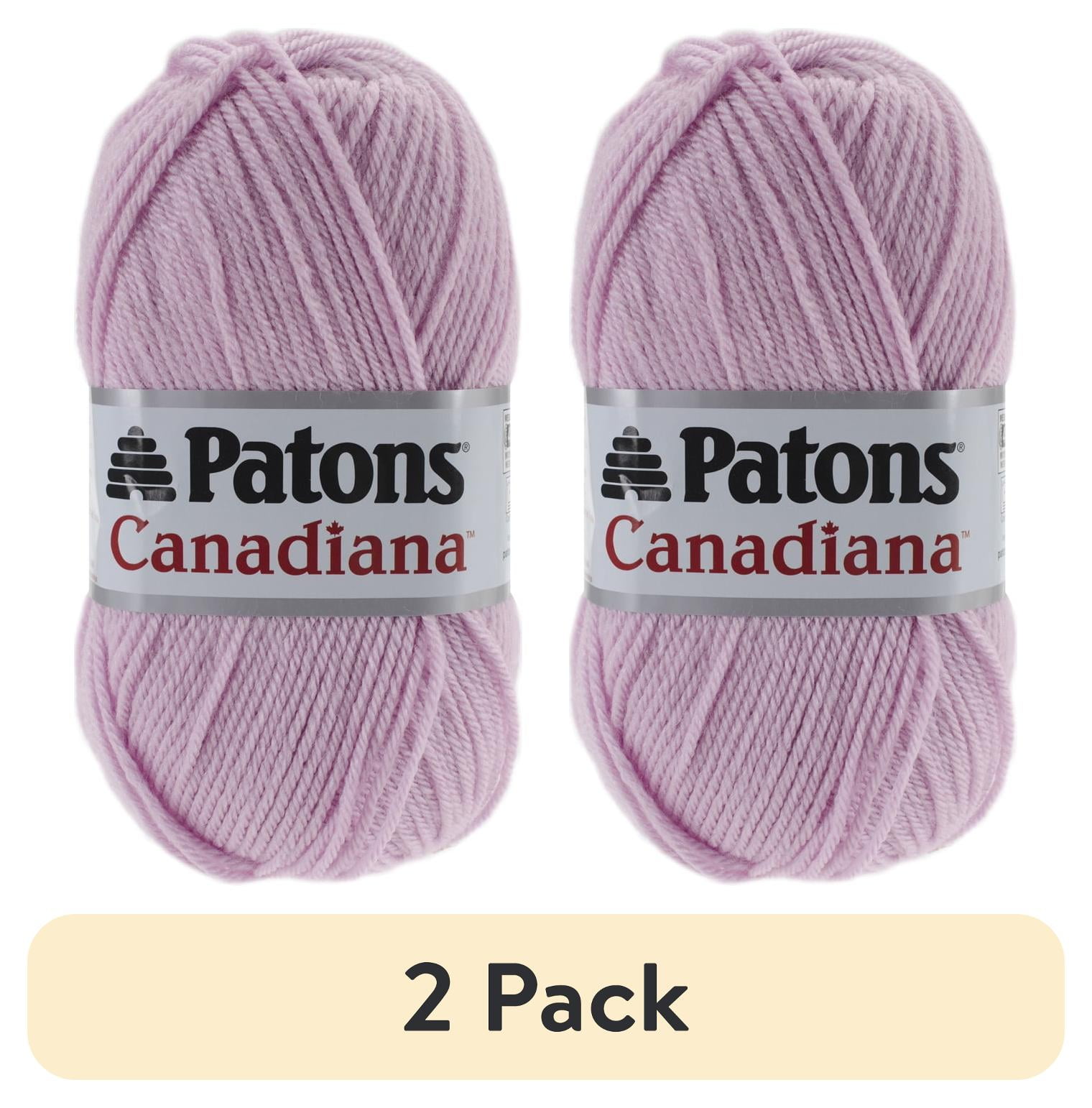 (2 pack) Patons Canadiana Yarn - Solids-Cherished Pink