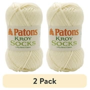 2 pack Patons Kroy Socks Yarn-Muslin