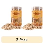 2 pack Pawmate Freeze-Dried Chicken Treats for Dogs & Cats, Single Ingredient, Grain-Free, High-Protein Snack, 10.23 oz