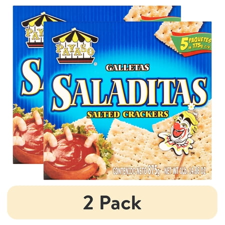 (2 pack) Payaso Saladitas Salted Crackers, 1 lb