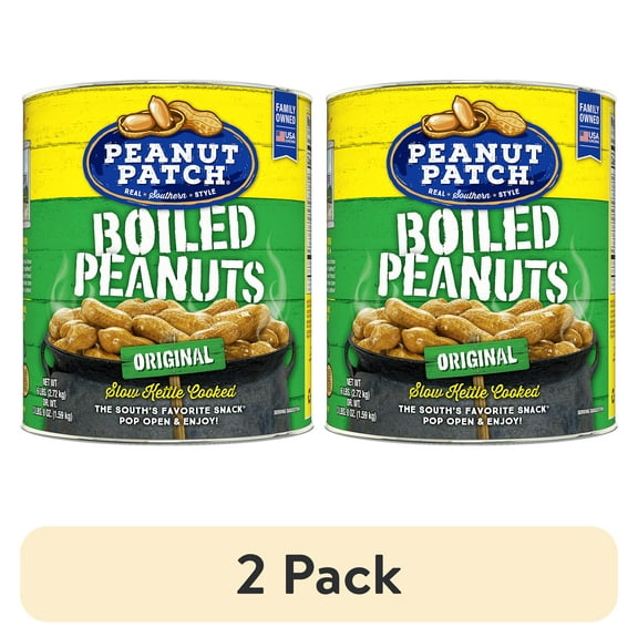 (2 pack) Peanut Patch Original Boiled Peanuts, 96 oz