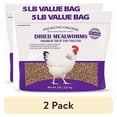 thumbnail image 1 of (2 pack) Pecking Order Dried Mealworms Backyard Chicken Treat, 5 lb. Poultry Feed & Treat. Value Size!, 1 of 8