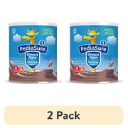 2 pack PediaSure Grow & Gain Shake Mix Powder, Chocolate, 14.1 oz Can, 8 Servings