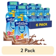 2 pack PediaSure Grow & Gain with Immune Support, 7g Protein, Chocolate, 8-fl-oz Bottle, Pack of 6