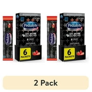 (2 pack) Pedialyte AdvancedCare Plus Electrolyte Powder, Strawberry Freeze, 6 Powder Packets
