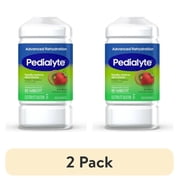 2 pack Pedialyte Advanced Rehydration Electrolyte Drink, Kiwi Berry, 1 Liter