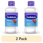 2 pack Pedialyte Essential Rehydration Electrolyte Drink, Berry Frost, 1 Liter