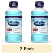 2 pack Pedialyte Electrolyte Drink, Iced Berry, 1 Liter