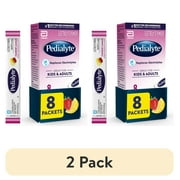 (2 pack) Pedialyte Electrolyte Powder Packets, Strawberry Lemonade, 8 Count