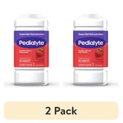2 pack Pedialyte Essential Rehydration Electrolyte Drink, Strawberry, 1 Liter