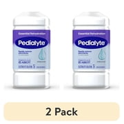 2 pack Pedialyte Essential Rehydration Electrolyte Drink, Unflavored, 1 Liter