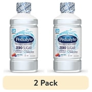 2 pack Pedialyte Electrolyte Water With Zero Sugar, Berry Frost, 1 Liter