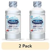 2 pack Pedialyte Electrolyte Water With Zero Sugar, Berry Frost, 1 Liter