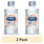 2 pack Pedialyte Electrolyte Water With Zero Sugar, Fruit Punch, 1 Liter