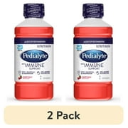 (2 pack) Pedialyte with Immune Support Electrolyte Drink, Cherry Punch, 1 Liter