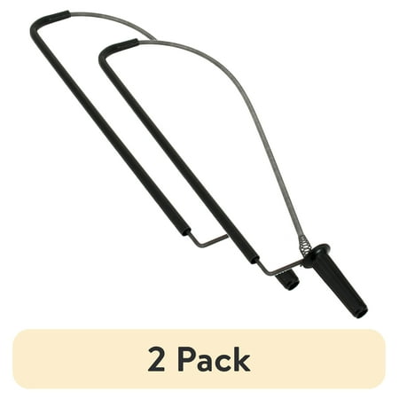 (2 pack) Peerless Homeowner Toiler Auger Which Features a Rust-resistant Spring Wire and a Non-slip Grip Handle.