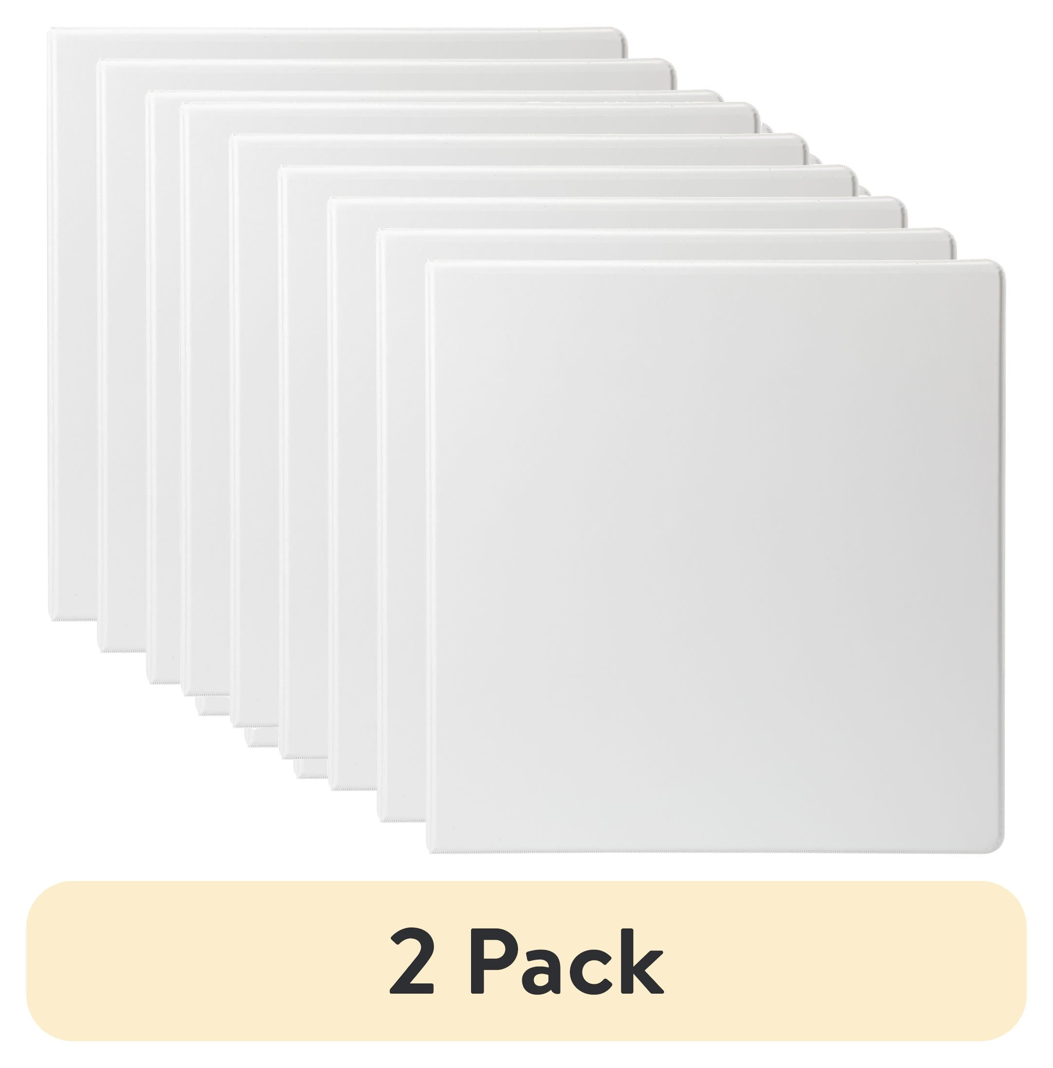 (2 pack) Pen+Gear Office Letter Size 2 in D-Ring Standard Binders White, 1 Pack