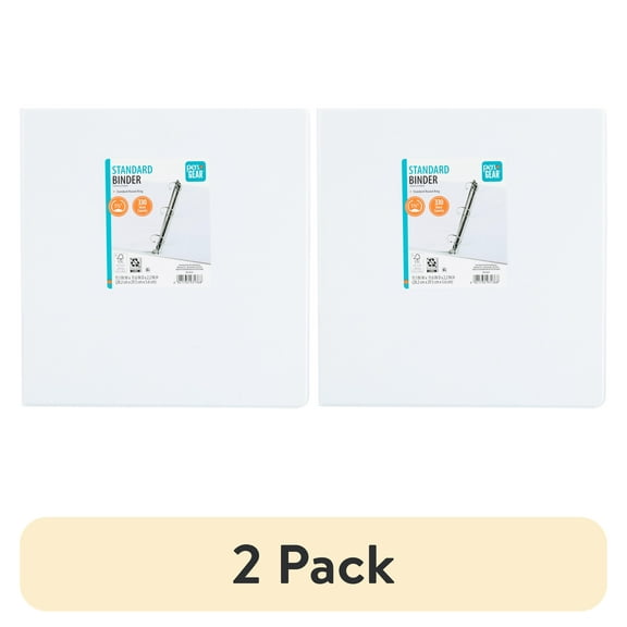 (2 pack) Pen+Gear O-Ring Economy Binder 1.5 Inch White 1 Count