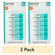 (2 pack) Pen+Gear Glue Sticks, White, Washable, 0.21 oz Each, 12 Count