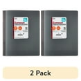 thumbnail image 1 of (2 pack) Pen+Gear Heavyweight College Ruled Poly Composition Book, 7.5 in x 9.75 in, Gray, 80 Sheets, 1 of 6