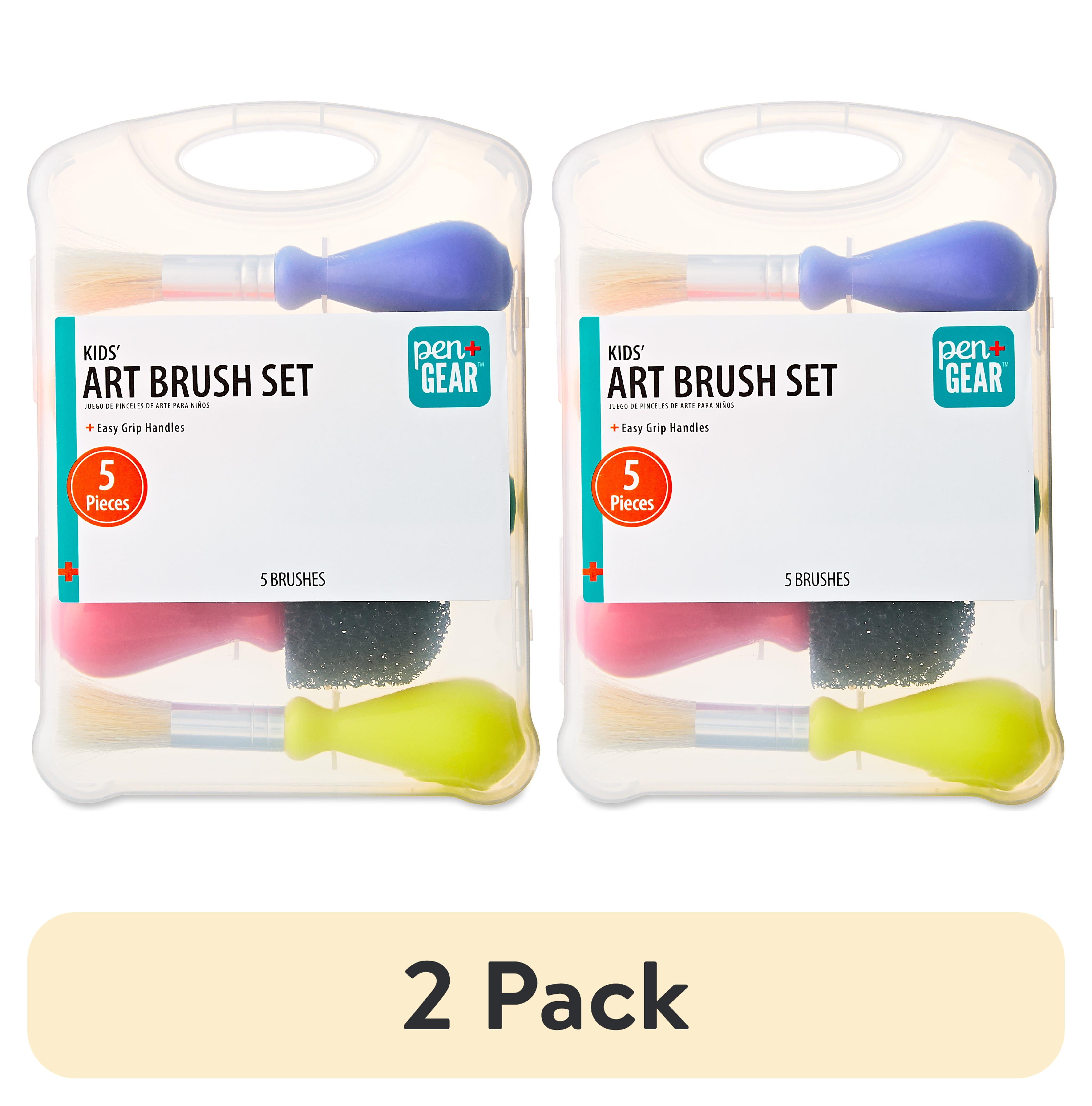 (2 pack) Pen+Gear Kids' Art Brush Set, 5 Pieces
