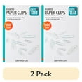 thumbnail image 1 of (2 pack) Pen+Gear Paper Clips, Silver, Assorted Sizes, 1000 Count, 1 of 10
