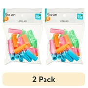 (2 pack) Pen+Gear Neon Pencil Grips, 20-Count – Soft, Cushioned Grips for Pencils and Pens