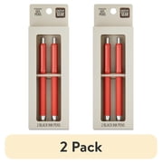 2 pack Pen+Gear Retractable Gel Pens, Medium Point, 0.7 mm, Black Ink, 2 Count