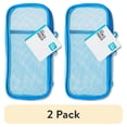 thumbnail interactive-video image 1 of (2 pack) Pen + Gear  Blue Slim Mesh Pencil Pouch, 1 of 9
