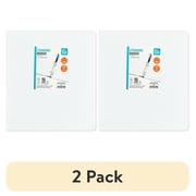 (2 pack) Pen+Gear 1-Inch 3-Ring Standard Binder, White, Durable Cover, Holds 175 Sheets