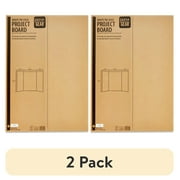 (2 pack) Pen+Gear White Tri-Fold Corrugated Project Board, 28" x 40"