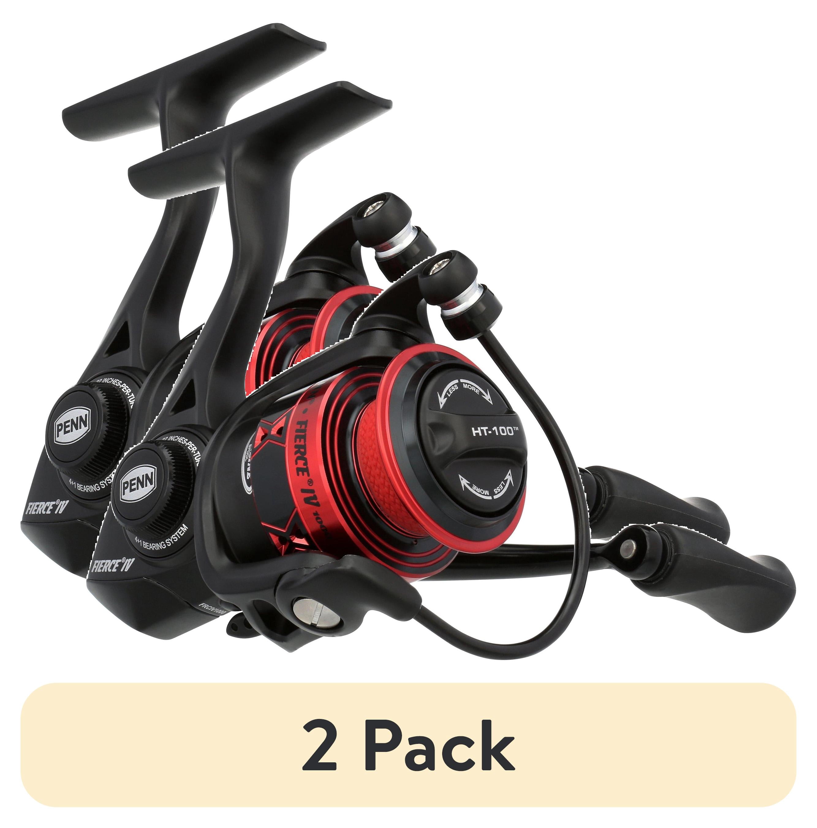 (2 pack) PENN Fierce IV Spinning Reel, 1000 Size Fishing Reel