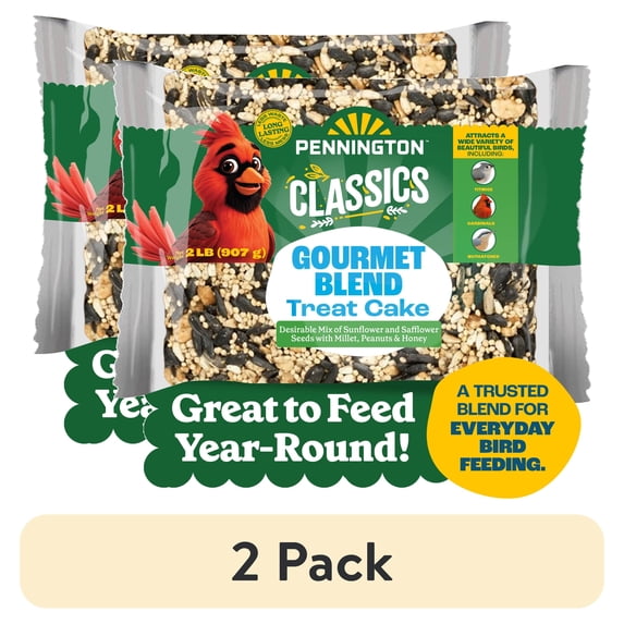 (2 pack) Pennington Classics Gourmet Blend Treat Cake 2 Pounds
