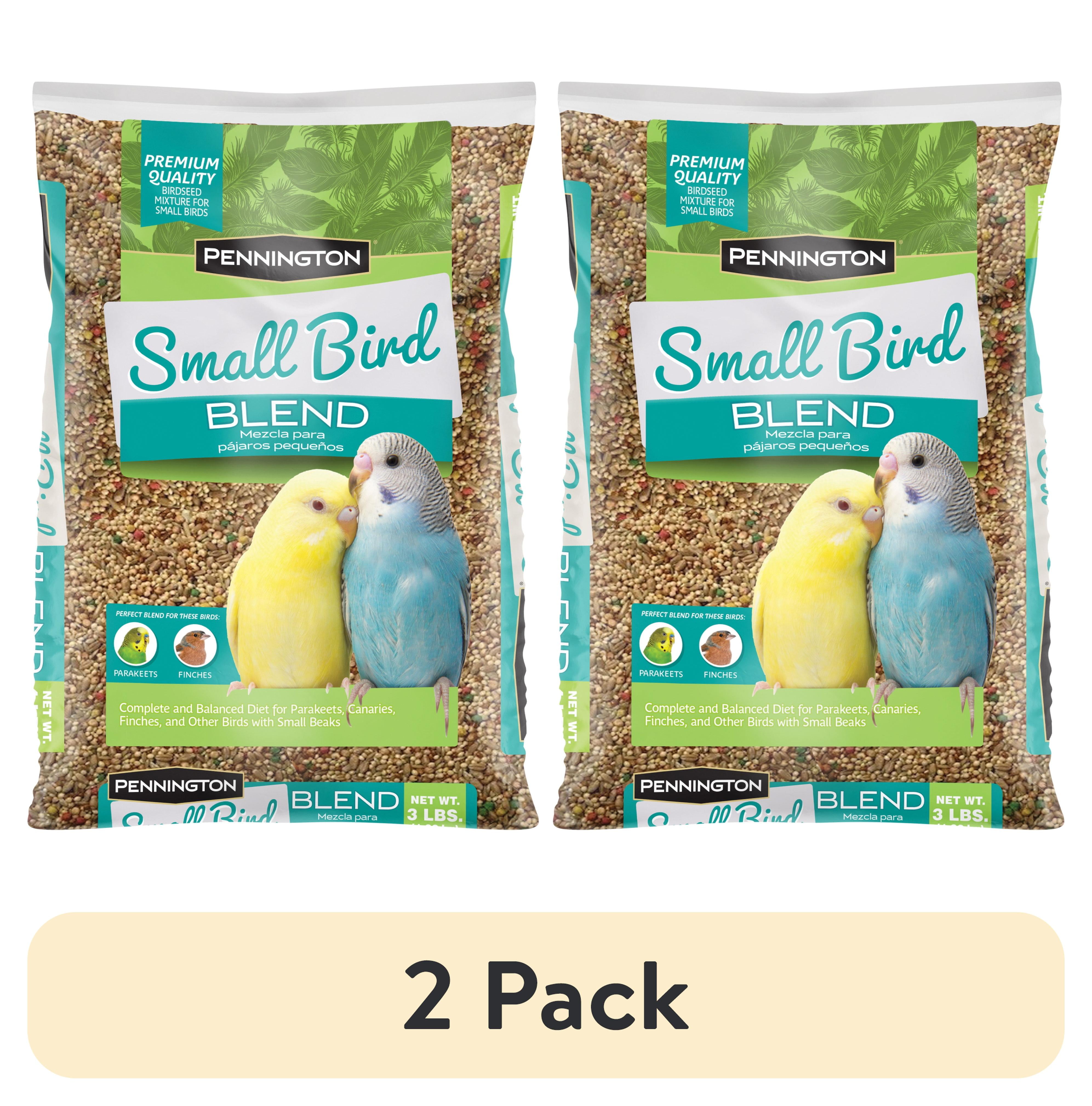 (2 pack) Pennington Small Breed Everyday Blend Dry Bird Food, for Parakeets, Canaries and Finches; 3 lb. Bag