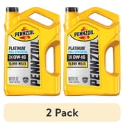 2 pack Pennzoil Platinum Full Synthetic 0W-16 Motor Oil, 5 Quart