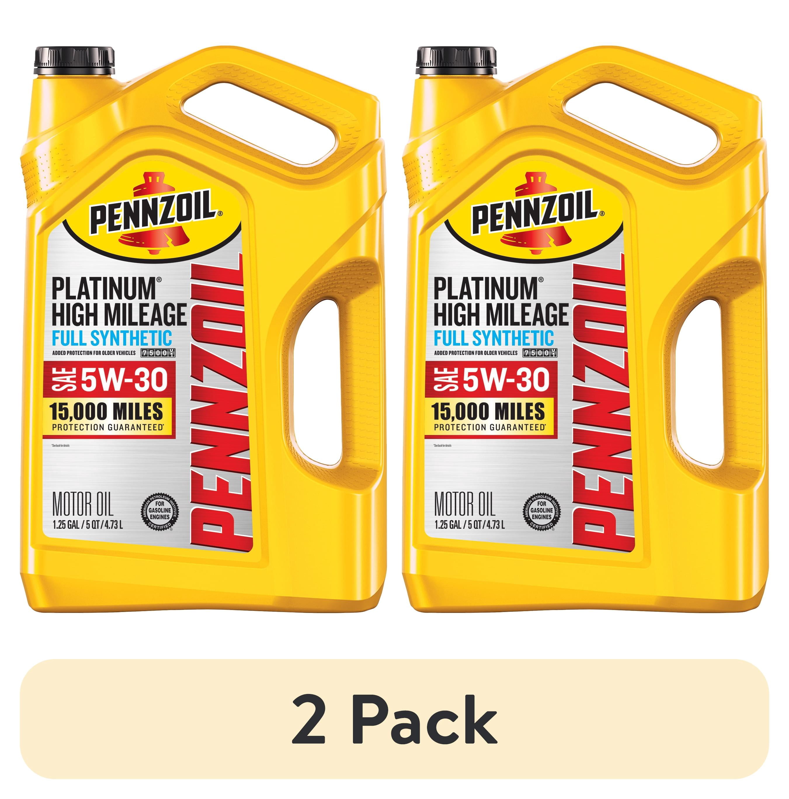 Pennzoil Platinum Automotive High Mileage Full Synthetic 5W-30