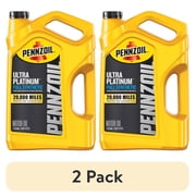 2 pack Pennzoil Ultra Platinum Full Synthetic 5W-30 Motor Oil, 5 Quart