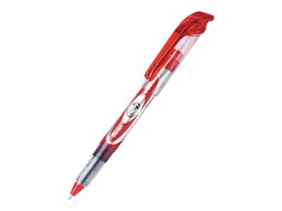 (2 pack) Pentel 24/7 Roller Ball Pen Medium Line, Red Ink, Box of 12 (BLD97-B)