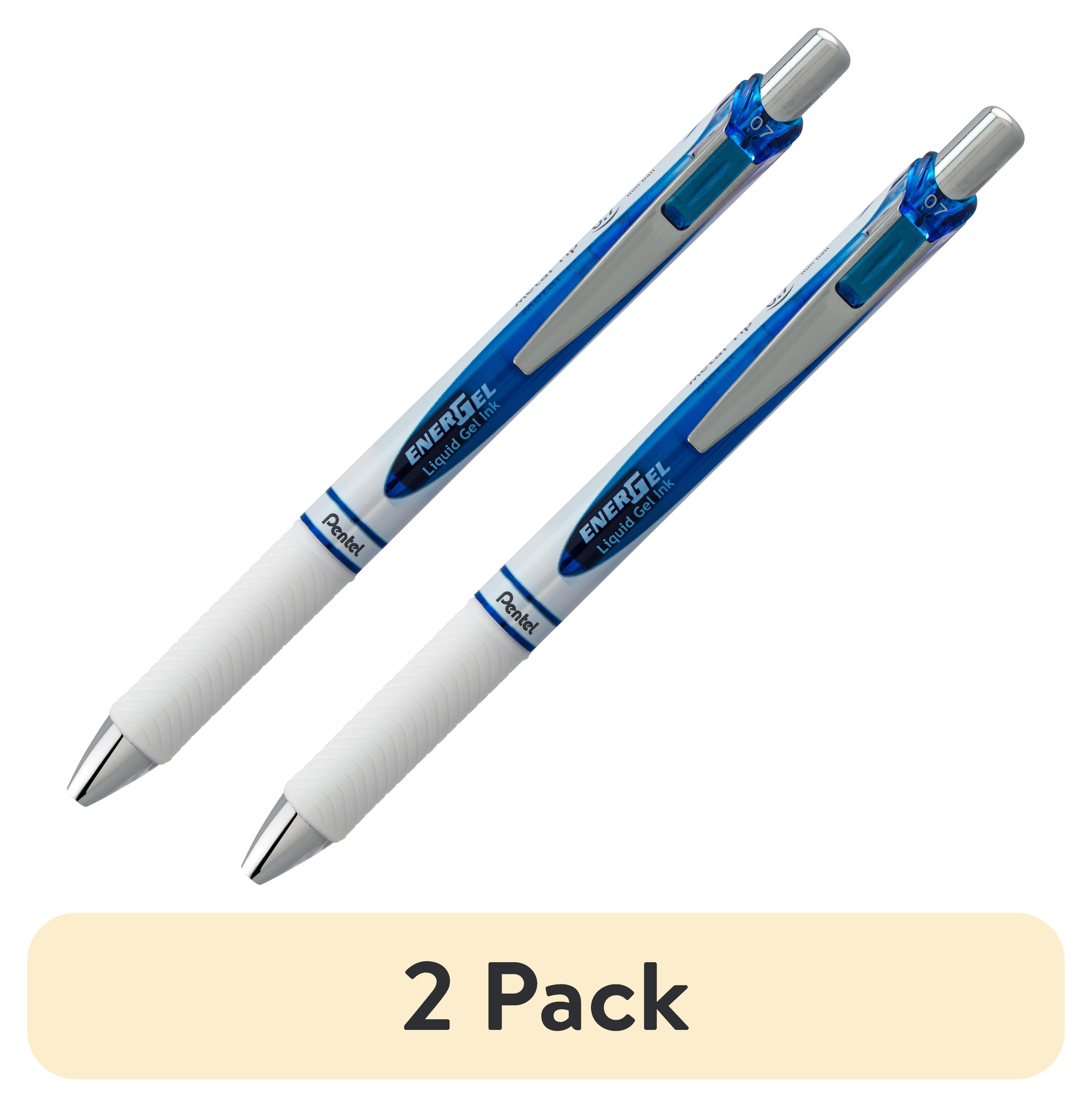 Pentel EnerGel Pearl Gel Pen, Medium Metal Tip, Blue Ink