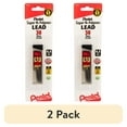 thumbnail image 1 of (2 pack) Pentel Super Hi-Polymer Mechanical Pencil Refill Lead, 0.5mm, Fine, HB, 30 Pieces of Lead, 1 of 7