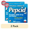 thumbnail interactive-video image 1 of (2 pack) Pepcid AC Original Strength Heartburn Medicine, 10mg Famotidine, 90 Count, 1 of 13