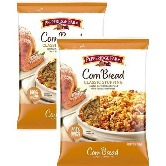 2 pack Pepperidge Farm Corn Bread Classic Stuffing, 12 oz. Bag