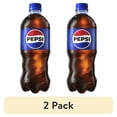 thumbnail image 1 of (2 pack) Pepsi Cola Soda Pop, 20 fl oz Bottle, 1 of 9