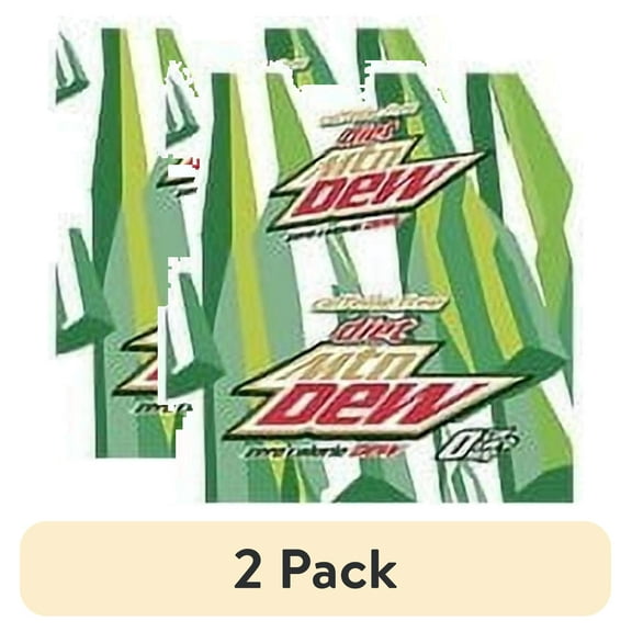 (2 pack) Pepsico Caffeine Free Mountain Dew, Diet, 10 lbs